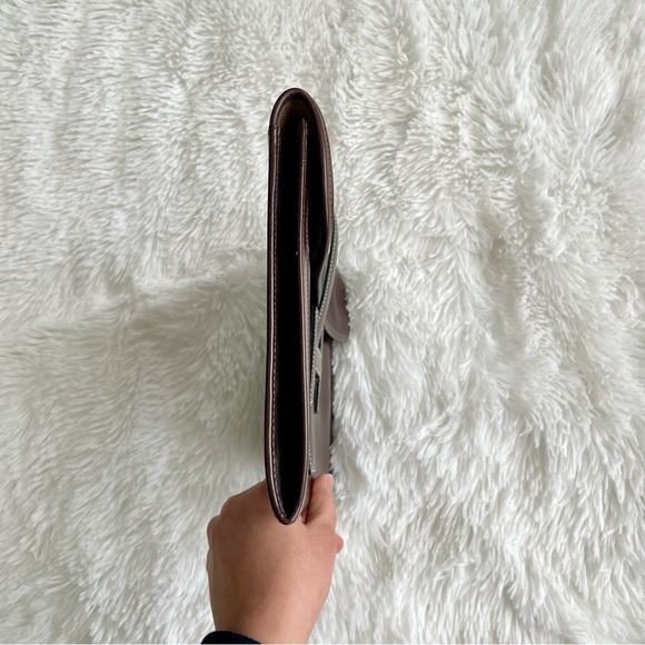 Auth Vtg Hermes Box Jige 29 Clutch Handbag Purse Minimalist Luxury Classic Gift - Picture 9 of 15